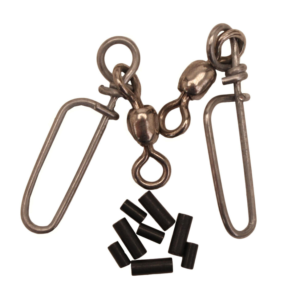 Scotty Coastlock snaps: large stainless steel, black finish ideal for secure marine connections.