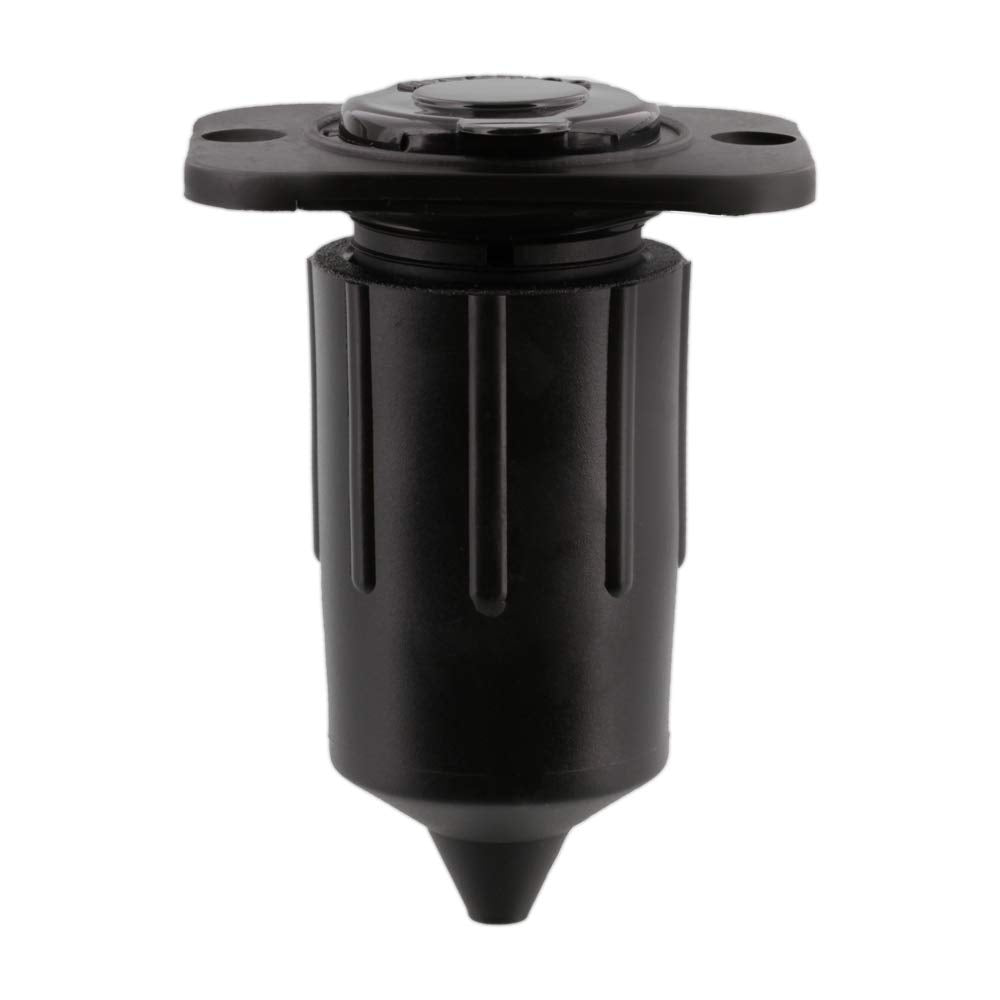 Scotty DepthPower image showing weatherproof plug and sealed receptacle for moisture-free operation