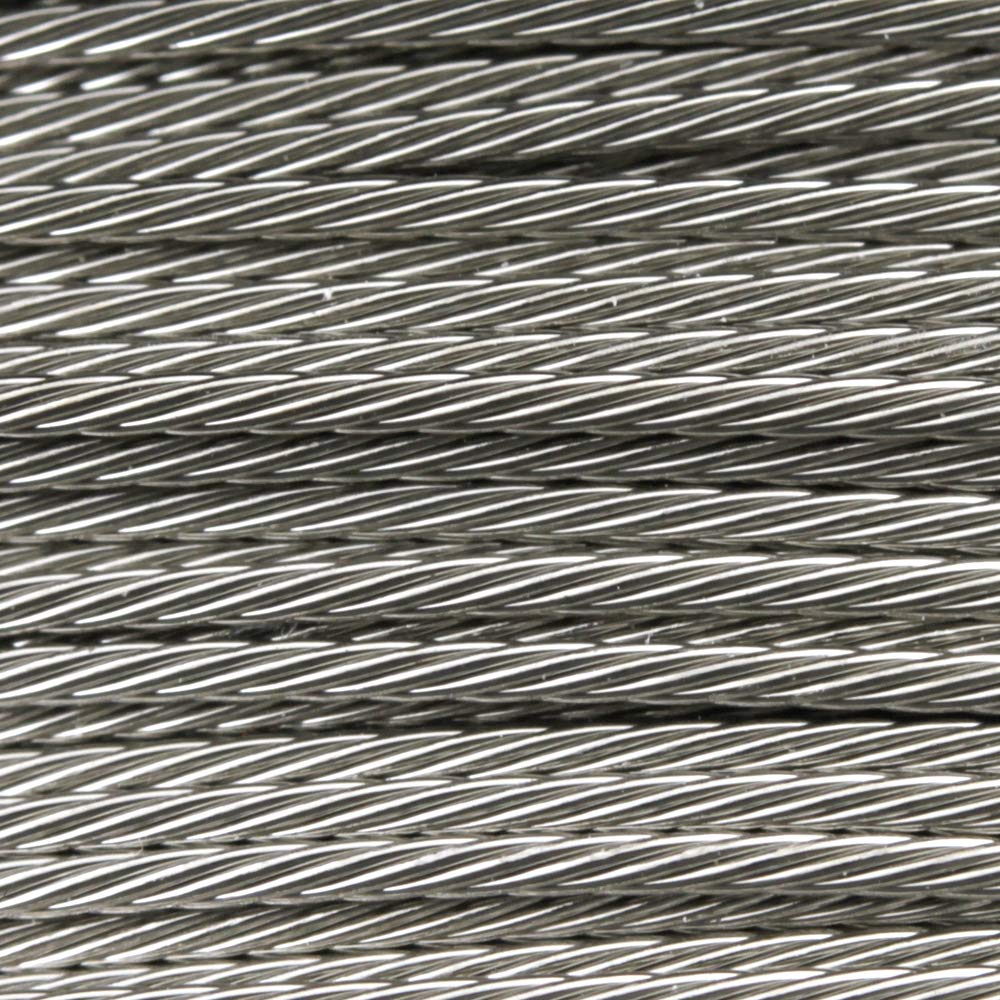Scotty downrigger cable with 150 lb test closeup shows robust use in freshwater or saltwater.
