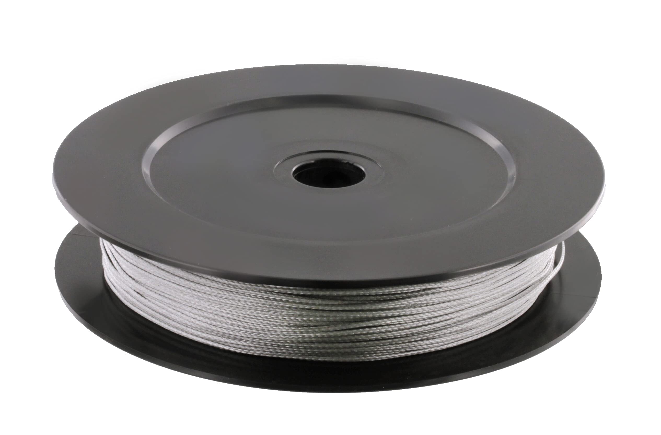 Scotty downrigger line on spool demonstrates low stretch and durable performance.