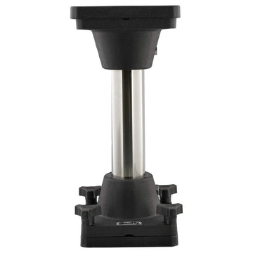 Scotty downrigger riser 12in black elevates gear for improved trolling clearance.