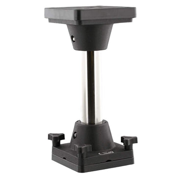 Scotty downrigger riser assembly mounts securely to brackets for steadier setups.