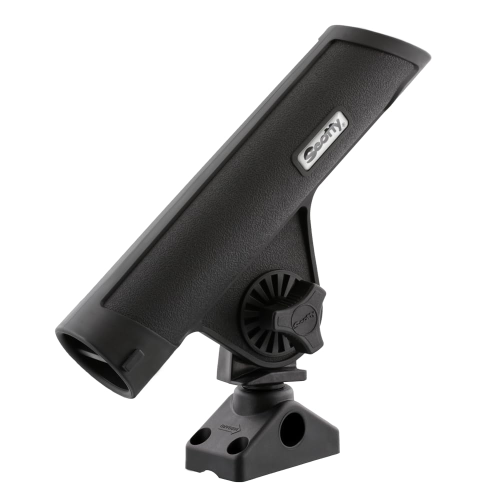 Scotty front end reel slot emphasizes full adjustability for many rigs.