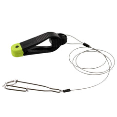 Scotty Mini Power Grip Plus Line Release with 18-inch leader and cable snap for secure line control on the water.