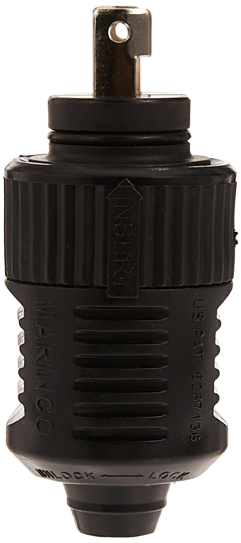 Scotty receptacle showing Perma-Lock terminals for maintenance-free use