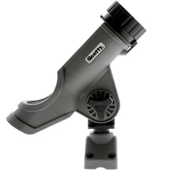 Scotty Power Lock Rod Holder Grey side mount for flexible boat mounting