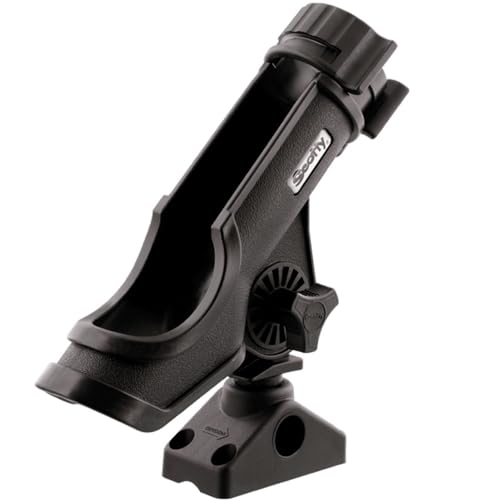 Close-up of PowerLock locking mechanism for Scotty rod holder
