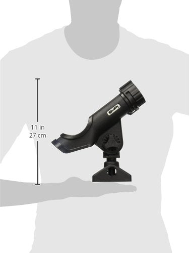 Rod holders mounted on boat gunnel with 241 side/deck mount