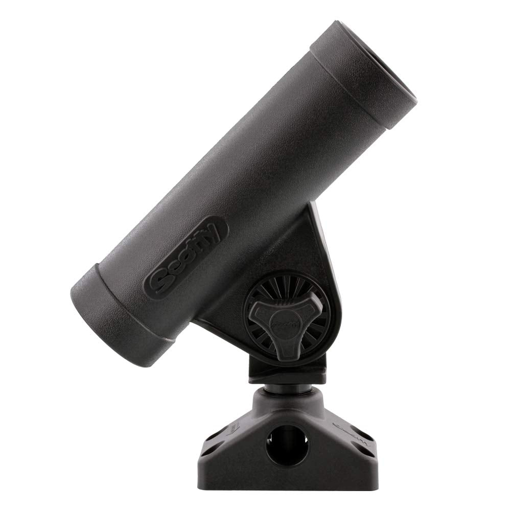 Scotty Rodmaster 8in holder fits large rod butt tips for versatile setup.