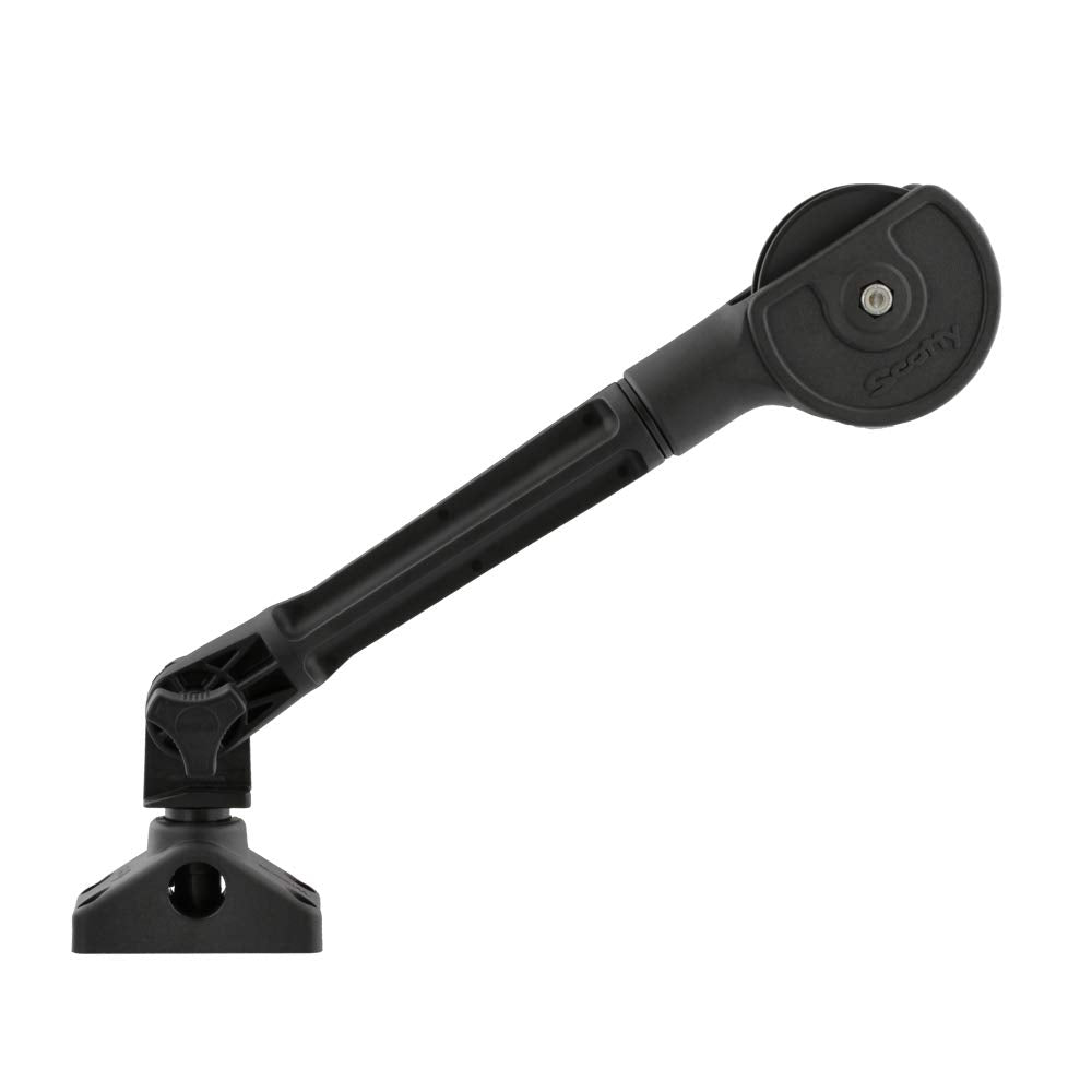 Scotty Trap Ease roller pivoting head close-up improving smooth operation.