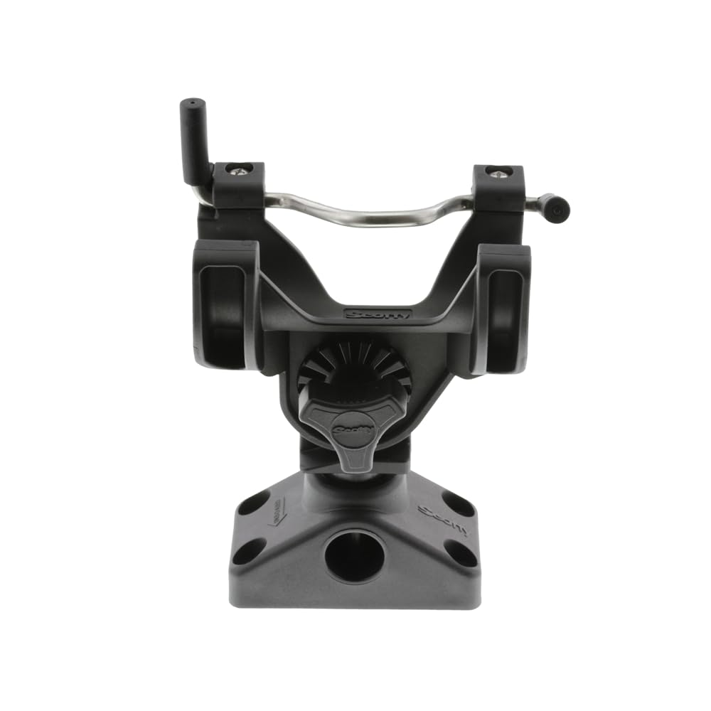 Scotty universal rod holder delivering stable support for many rod types.