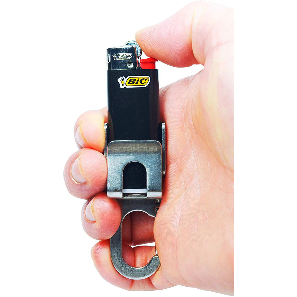 Screwpop bottle opener included, ready for use on the go.