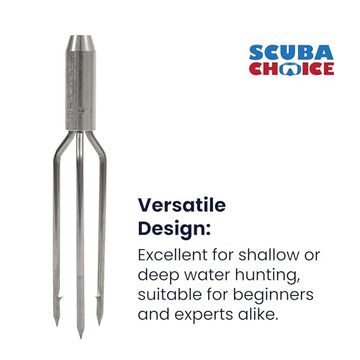 Scuba Choice 12-inch length tip enables precise targeting and control.