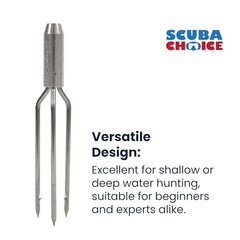 Scuba Choice 12-inch length tip enables precise targeting and control.