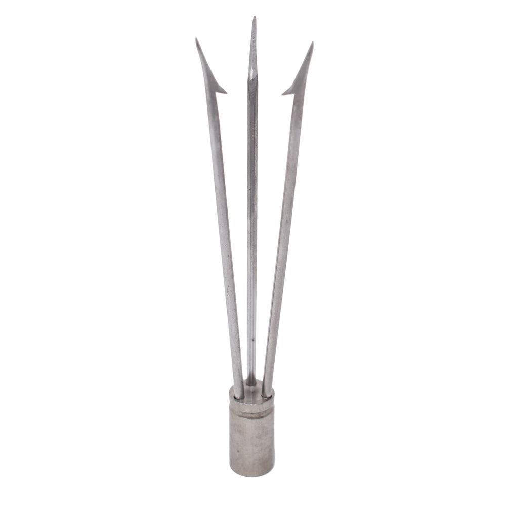 Scuba Choice 3-prong paralyzer barbs image showing firm hold on small cold-water targets