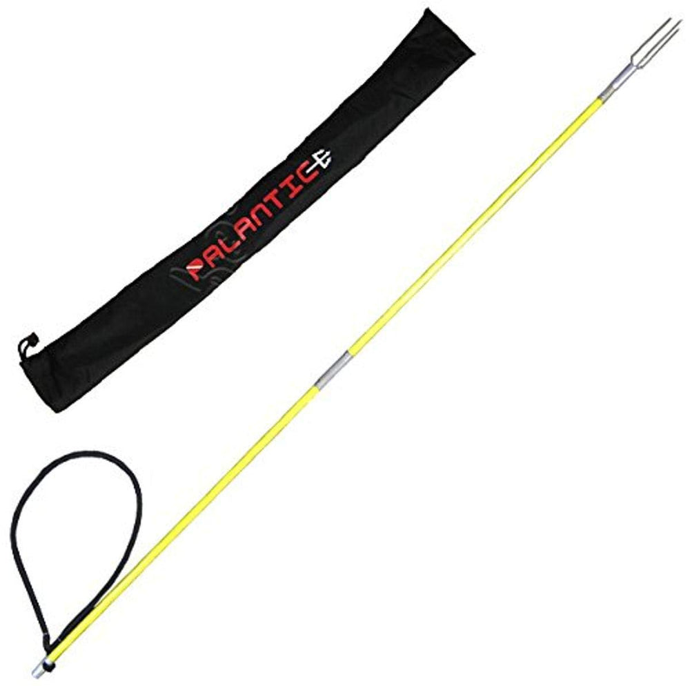 Scuba Choice 4.5' fiberglass pole spear with lionfish barb tip and carry bag for easy transport.