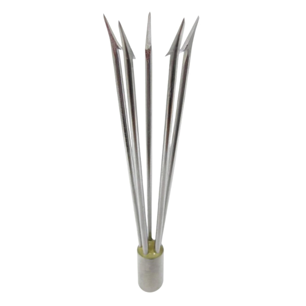 Scuba Choice 6in stainless steel 5-prong paralyzer tip for durable saltwater use