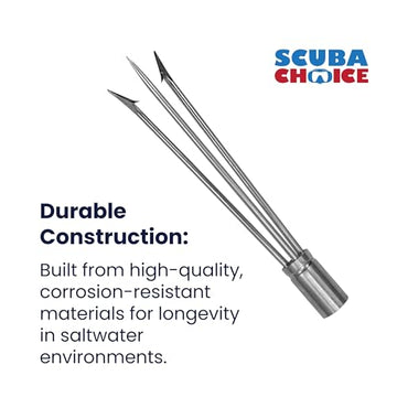 Scuba Choice 6mm thread pole spear tip compatible with most poles