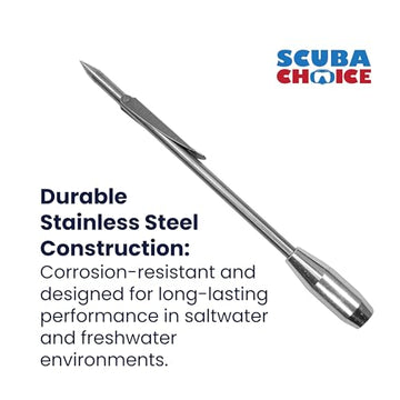Scuba Choice 8mm female-thread fit closeup for secure compatibility.
