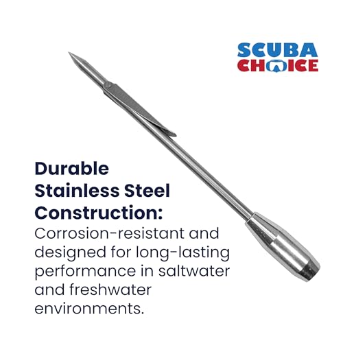 Scuba Choice 8mm female-thread fit closeup for secure compatibility.
