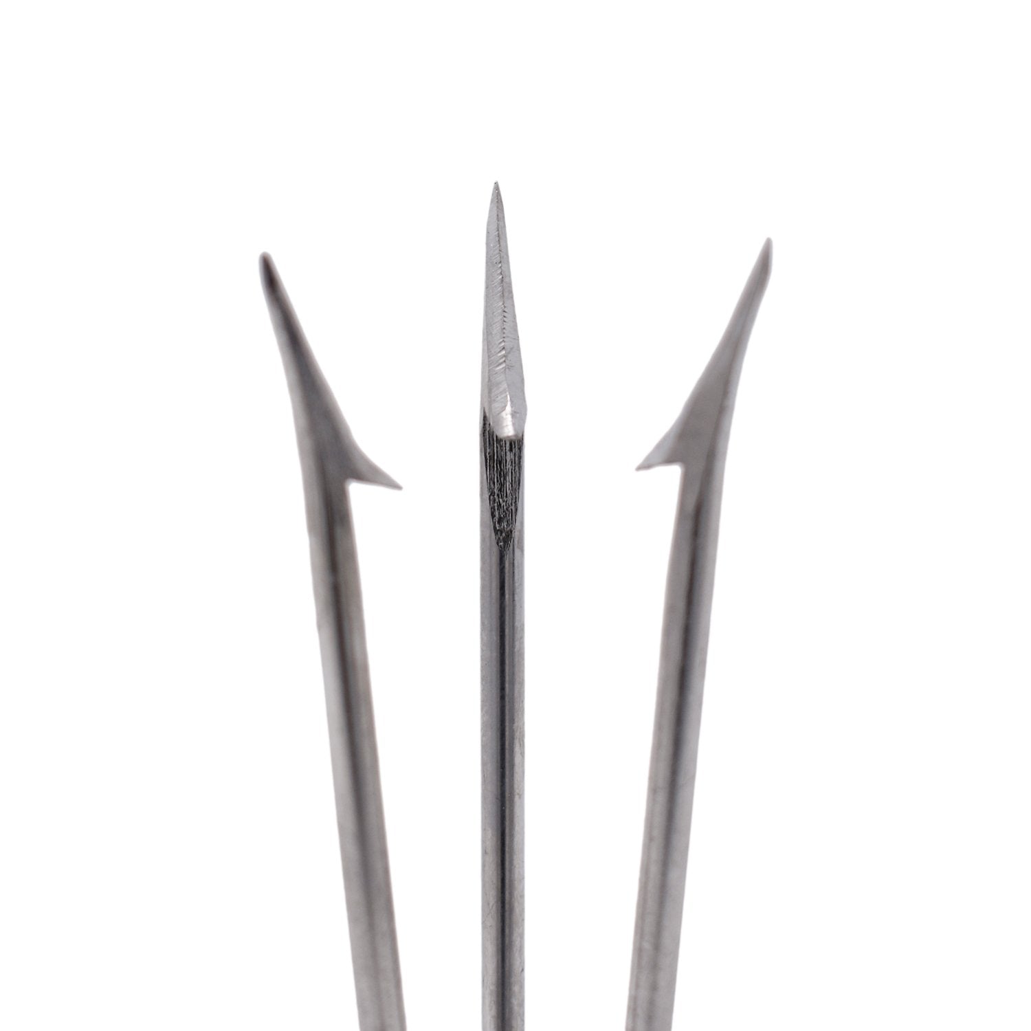 Scuba Choice cold-water spear use demonstrating tip in action during winter ice fishing scene