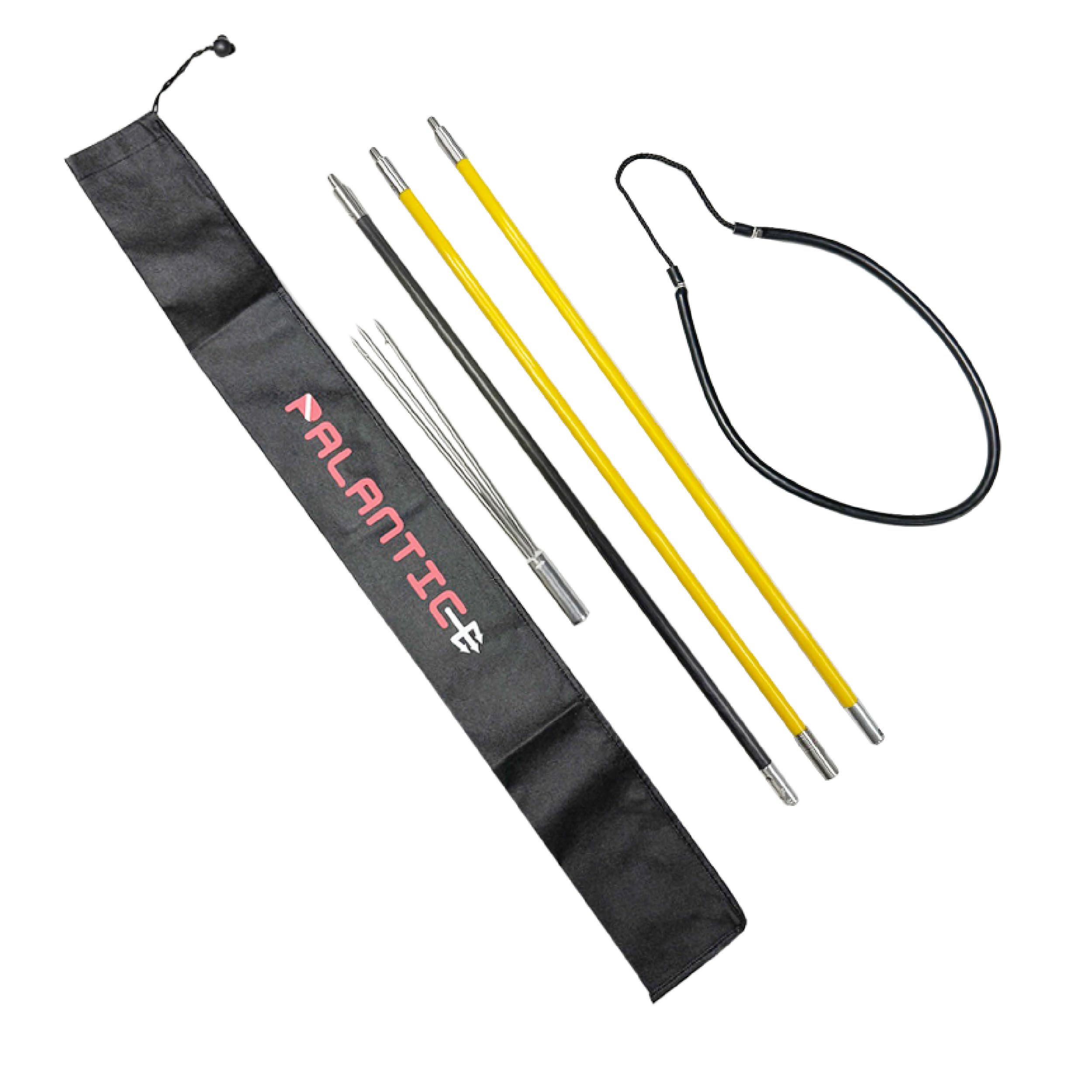Scuba Choice hybrid Hawaiian sling 7-foot pole spear for reef hunting with precision reach.