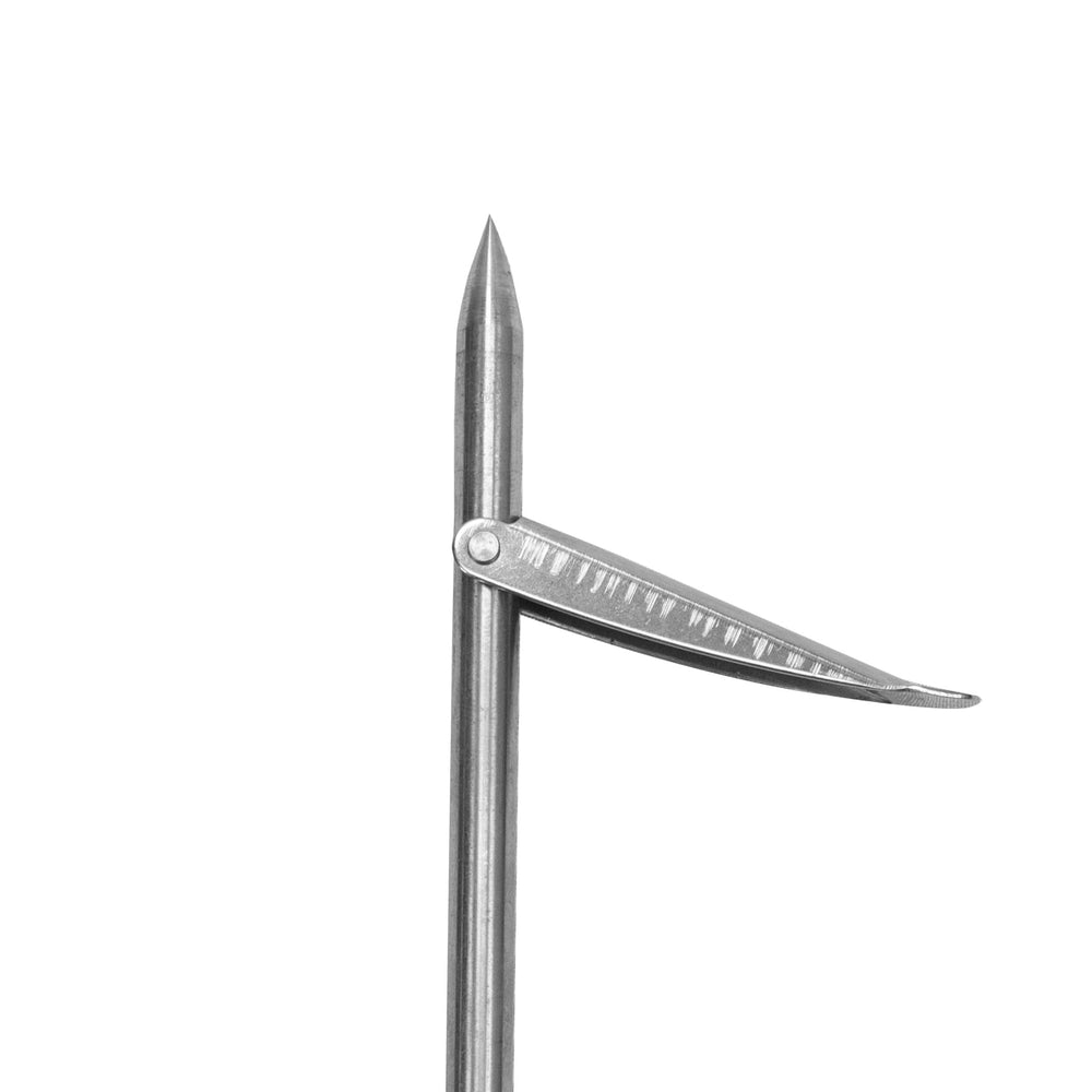 Scuba Choice secure-fit on pole spear during dives for reliable performance.