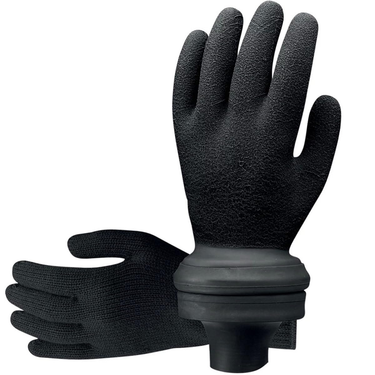 SCUBAPRO Easy-Don Dry Glove shows wrist-seal fit for drysuits and seals
