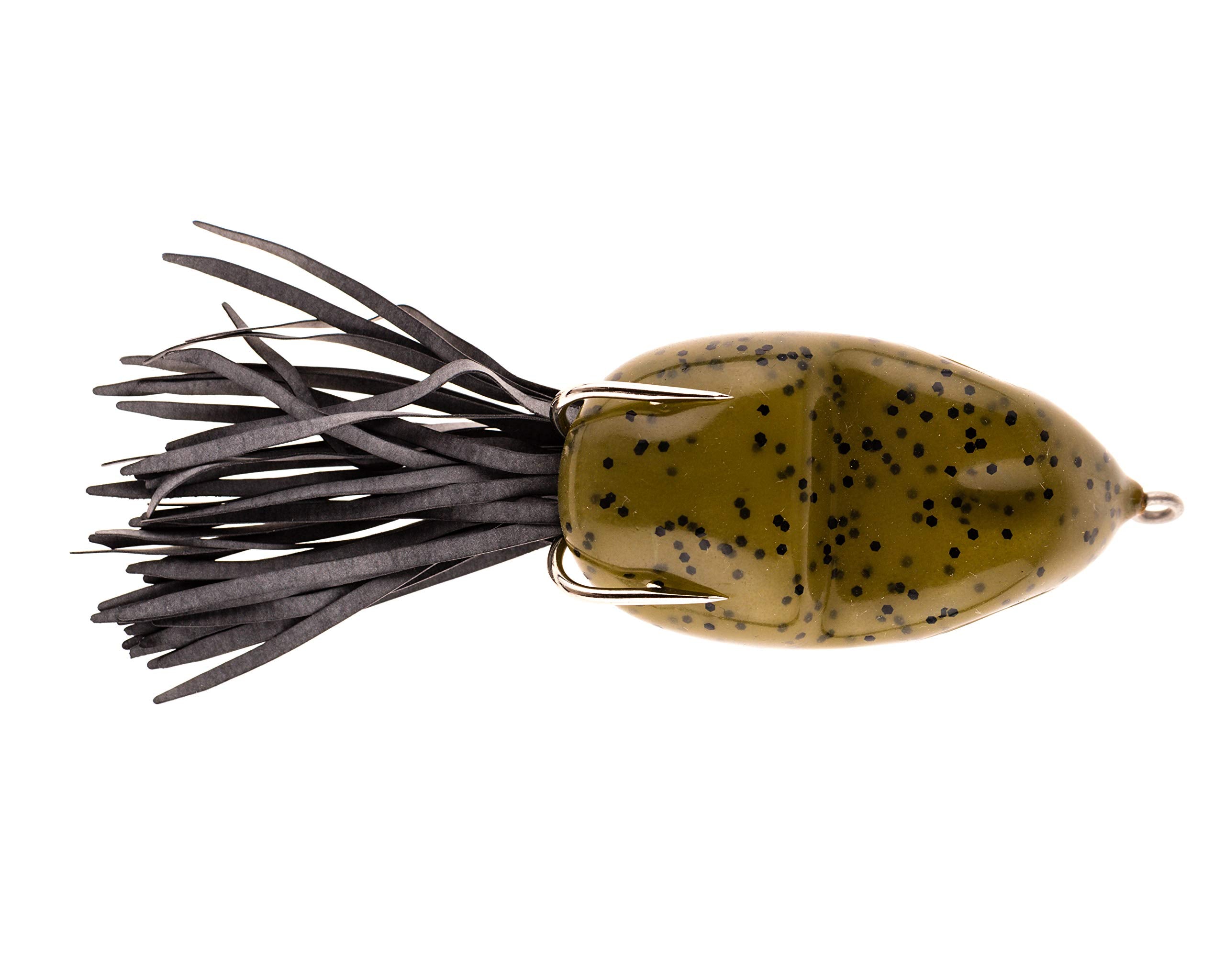 Scum Frog Original topwater lure showing soft collapsible body for solid hook penetration