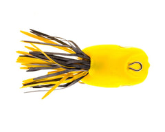 Scum Frog Popper no-moss design reduces hang-ups near pads and limbs.