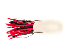 Scum Frog Popper red pearl color increases visibility for bass on topwater