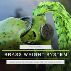 Scum Frog Pro Series Frog four-zero Owner hook close-up with upgraded hook quality