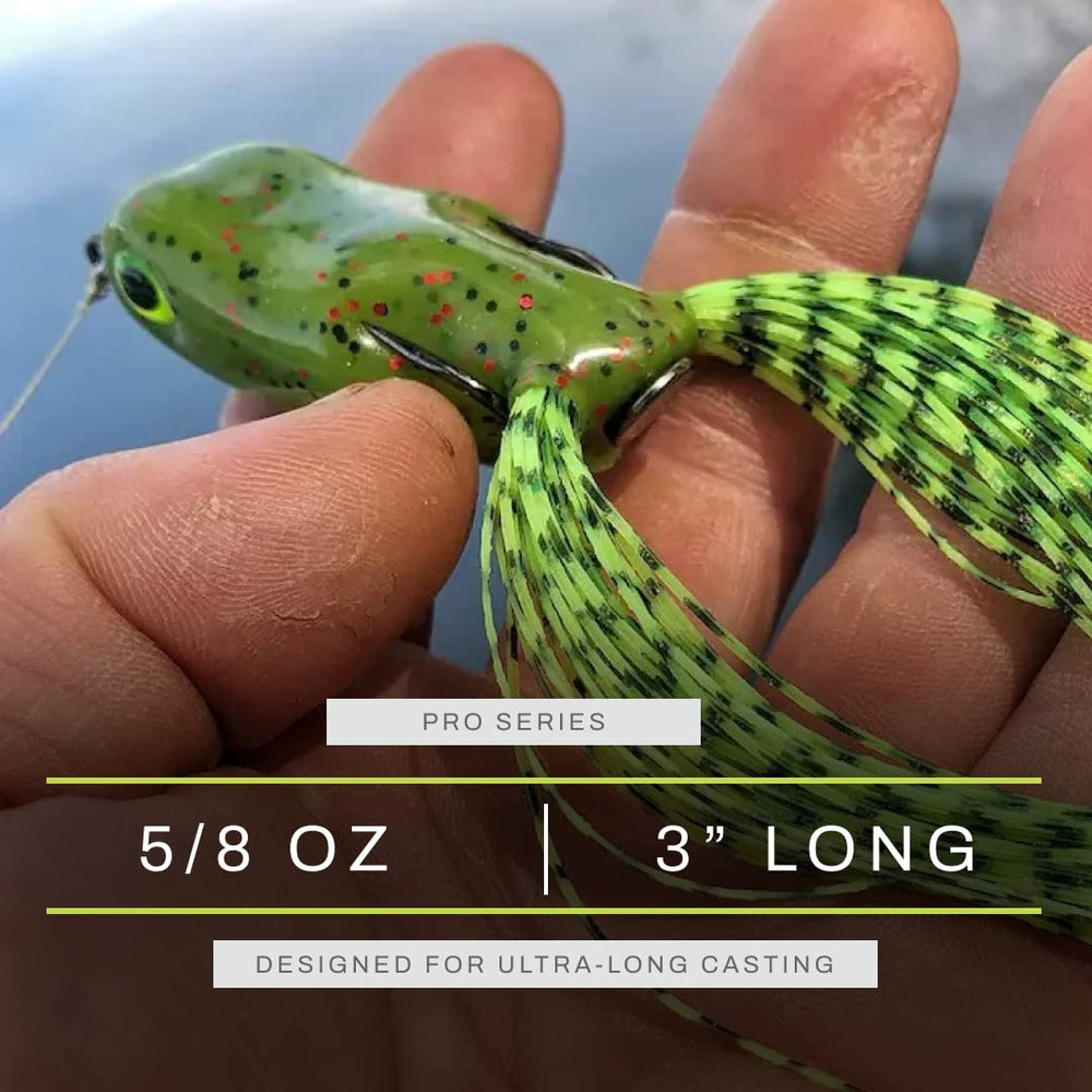 Scum Frog Pro Series Frog weedless hooks close-up highlighting ready-for-hook-sets