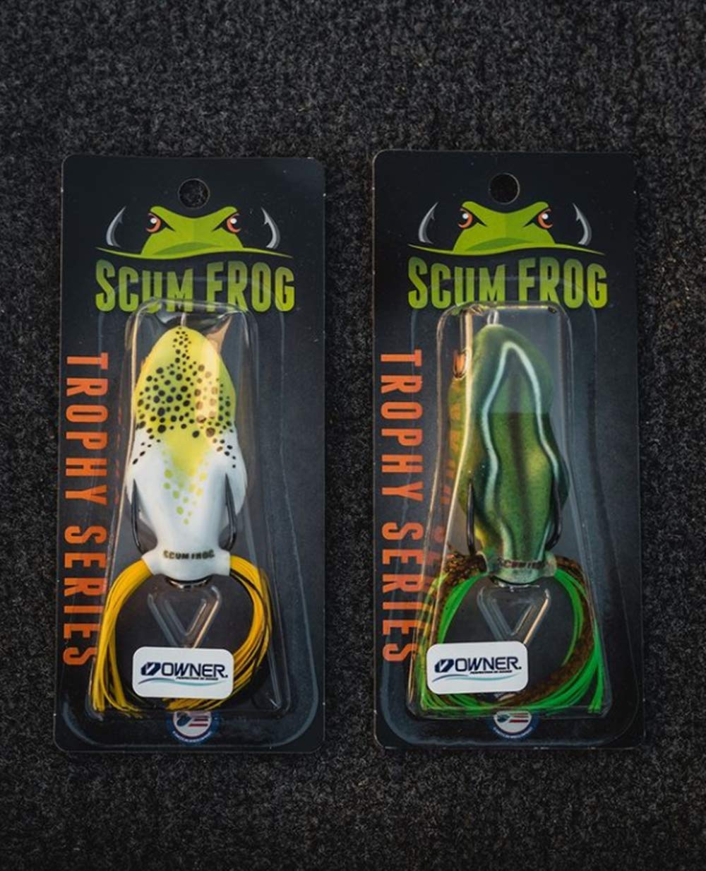 SCUM FROG weedless hollow body topwater lure reduces snags in heavy cover