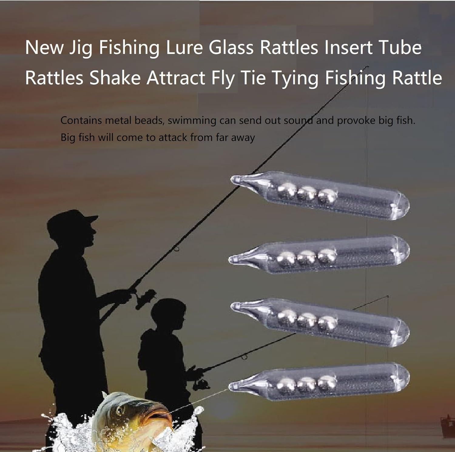 SCYORK glass rattles insert tubes for jig lures - image 3