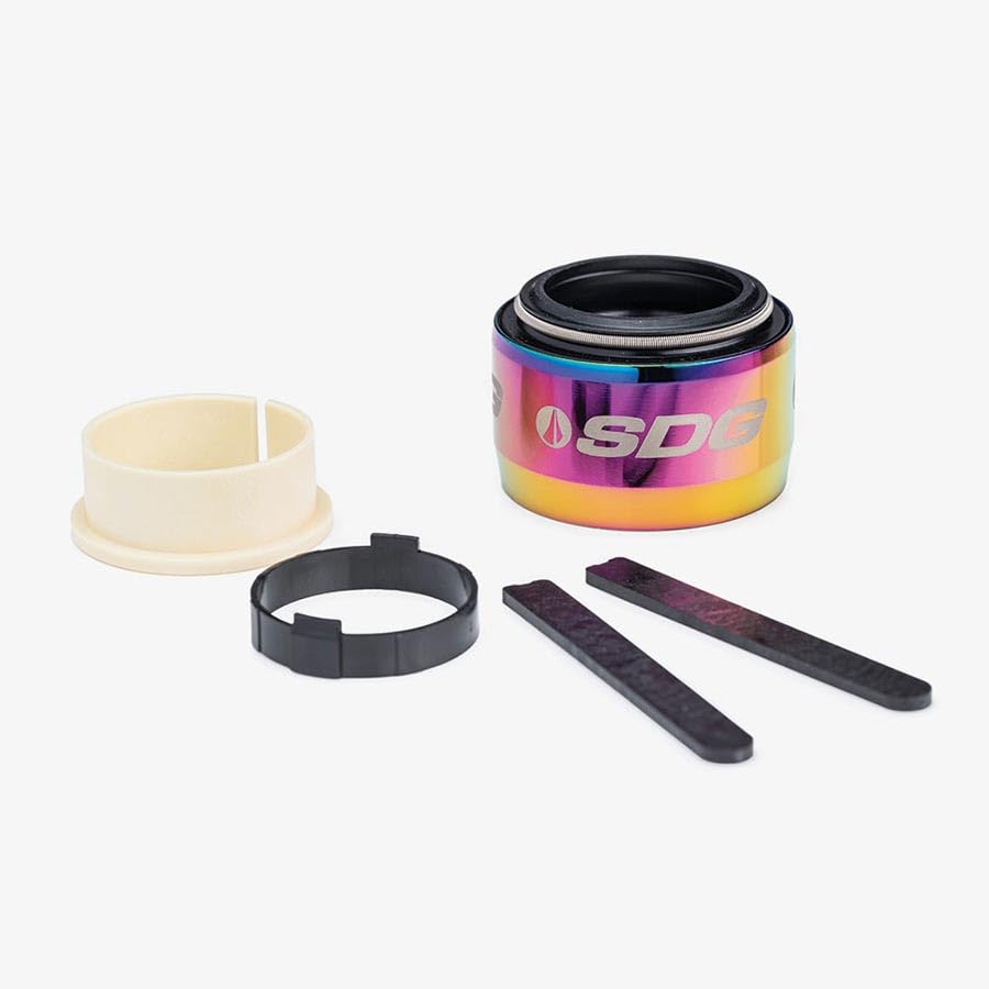 SDG Tellis dropper seal collar and bushing for 34.9mm post improves sealing and ride control