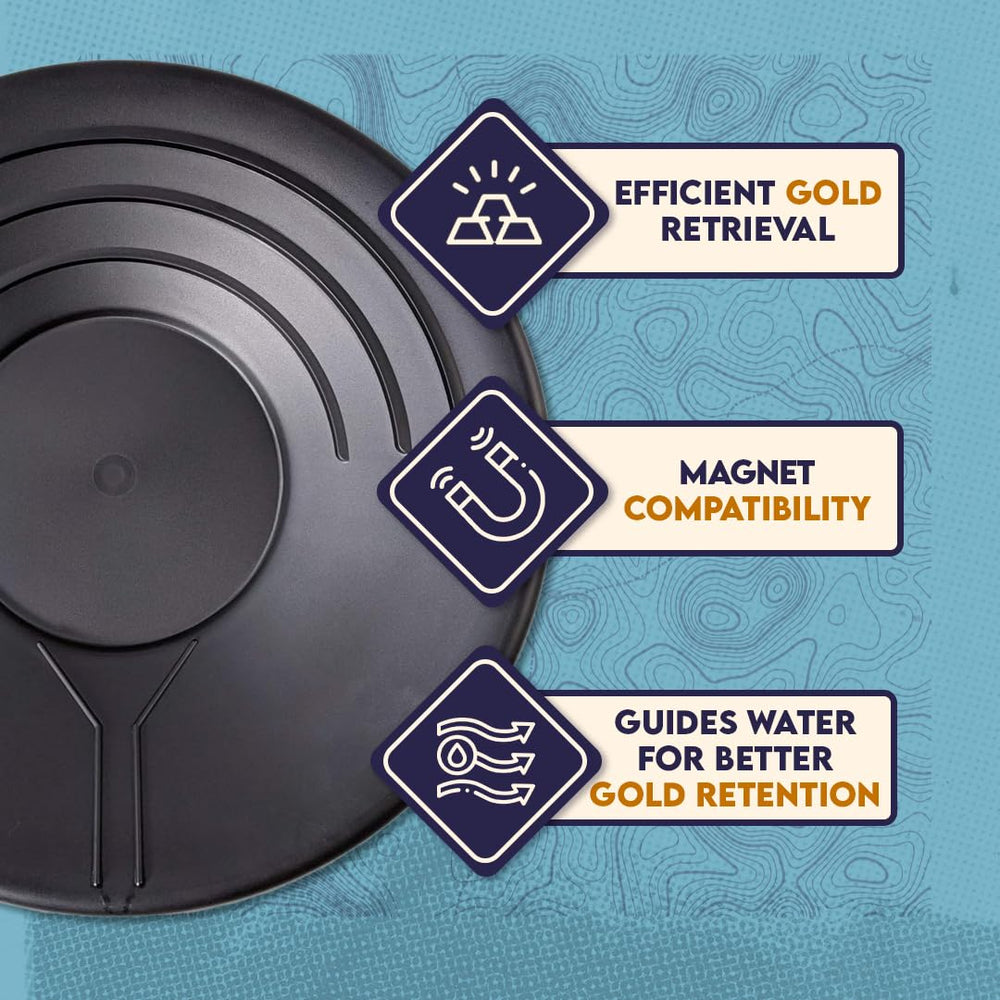 Durable high-impact plastic SE pan resists rust and corrosion
