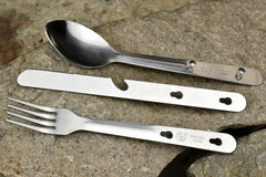 SE 4-in-1 detachable utensil fork ideal for quick bites on hikes