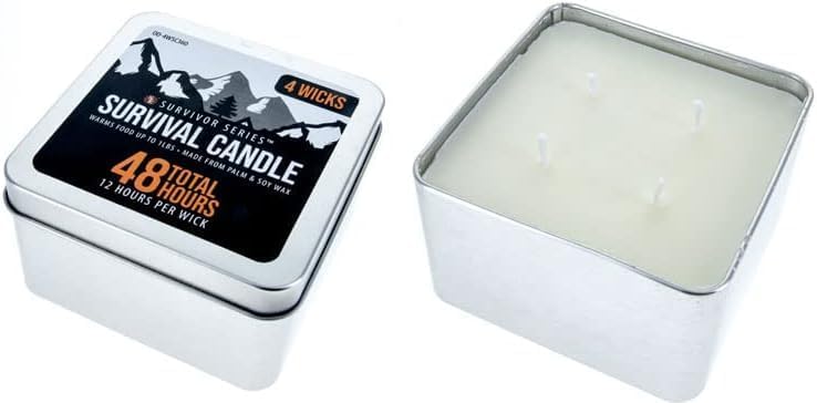SE 4-Wick candle four wicks deliver balanced glow for reliable illumination
