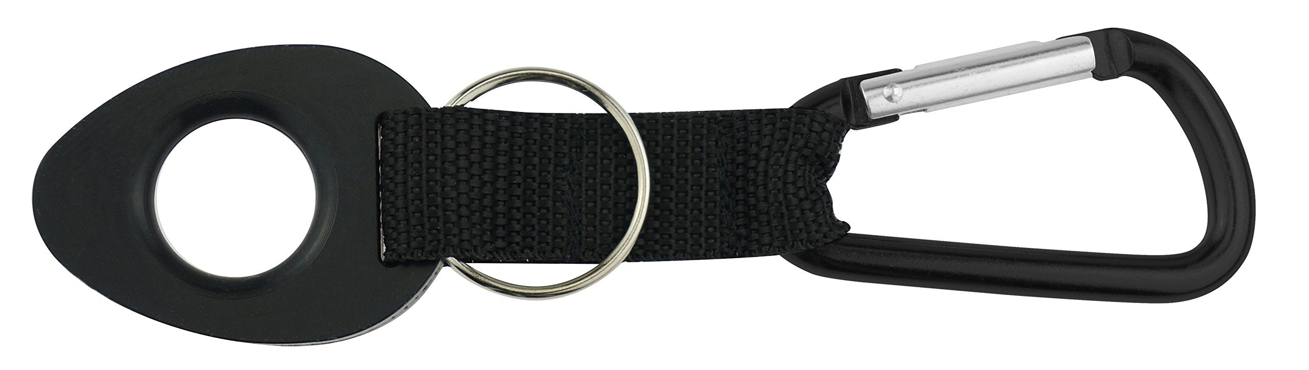 SE bottle holder with black carabiner for secure on-the-go bottle attachment.