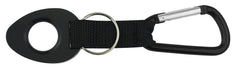 SE bottle holder with black carabiner for secure on-the-go bottle attachment.