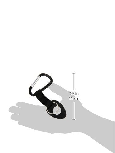 SE bottle holder with split ring expands attachment options for keys and small items.
