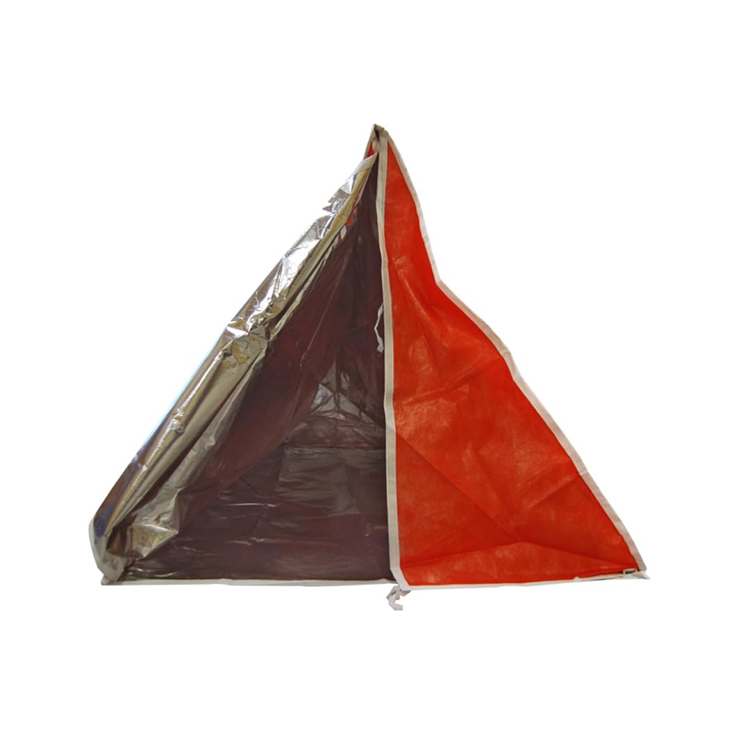 SE emergency tube tent in use across multiple outdoor scenarios.