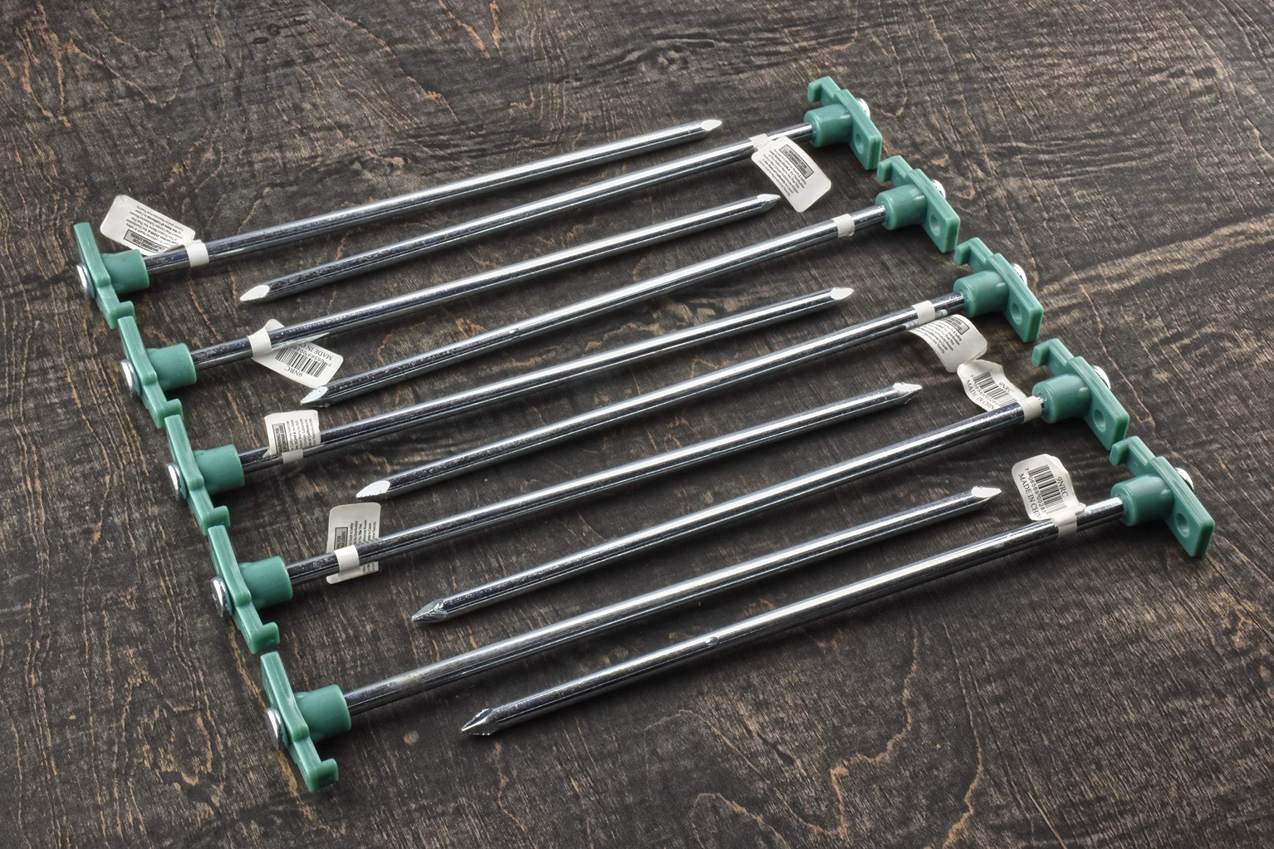 SE heavy-duty tent pegs large heads enable mallet-driven placement during setup