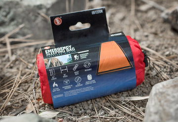SE Survivor Series Emergency Sleeping Bag EB122OR used as a liner for extra insulation.