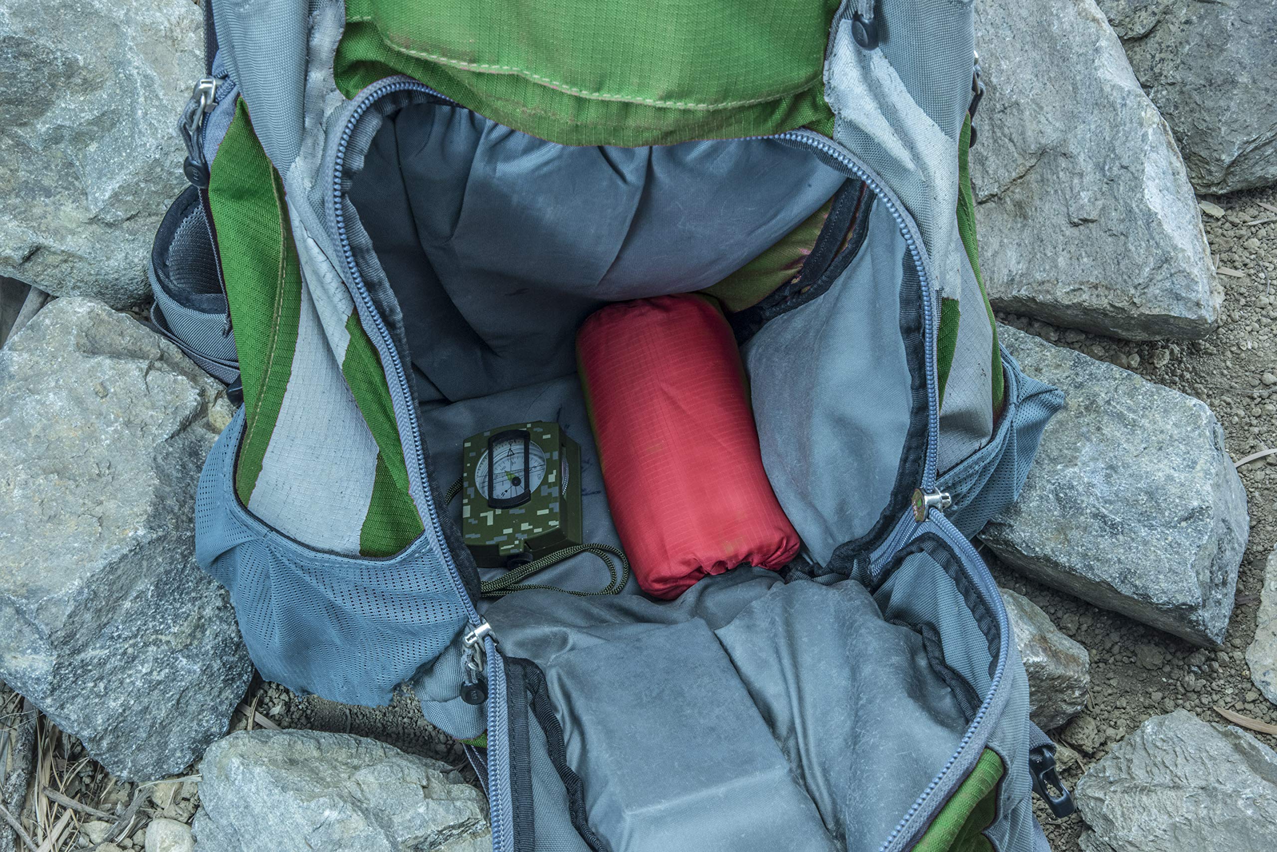 SE Survivor orange tear-resistant material designed for rugged use