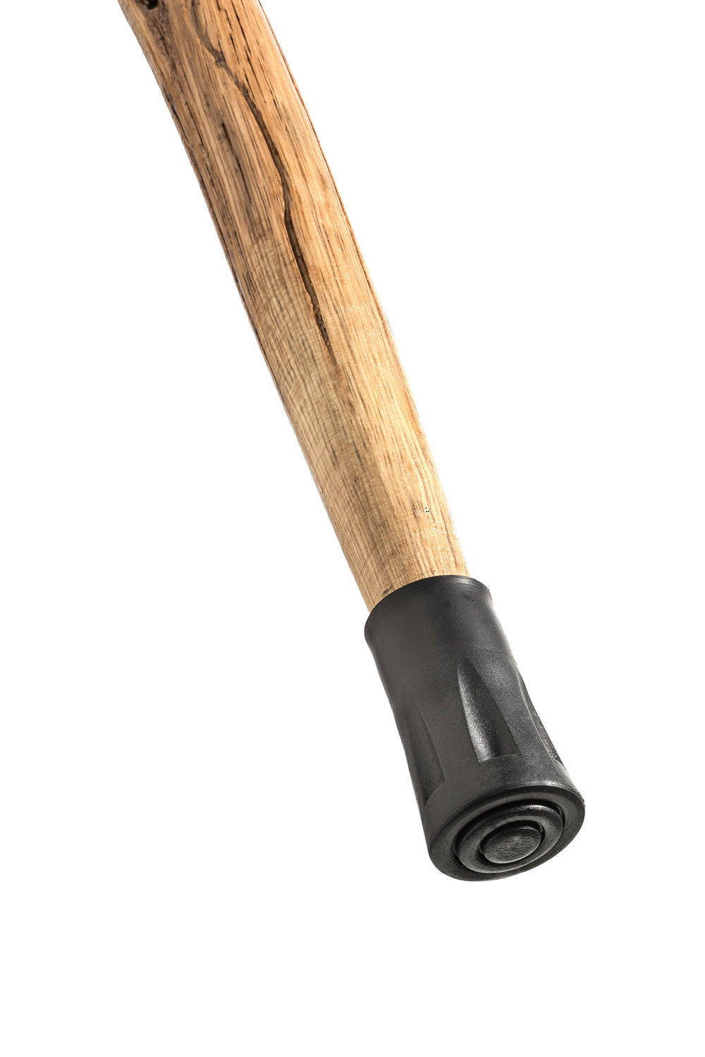 SE Survivor steel spike with removable rubber tip for solid traction on uneven terrain.