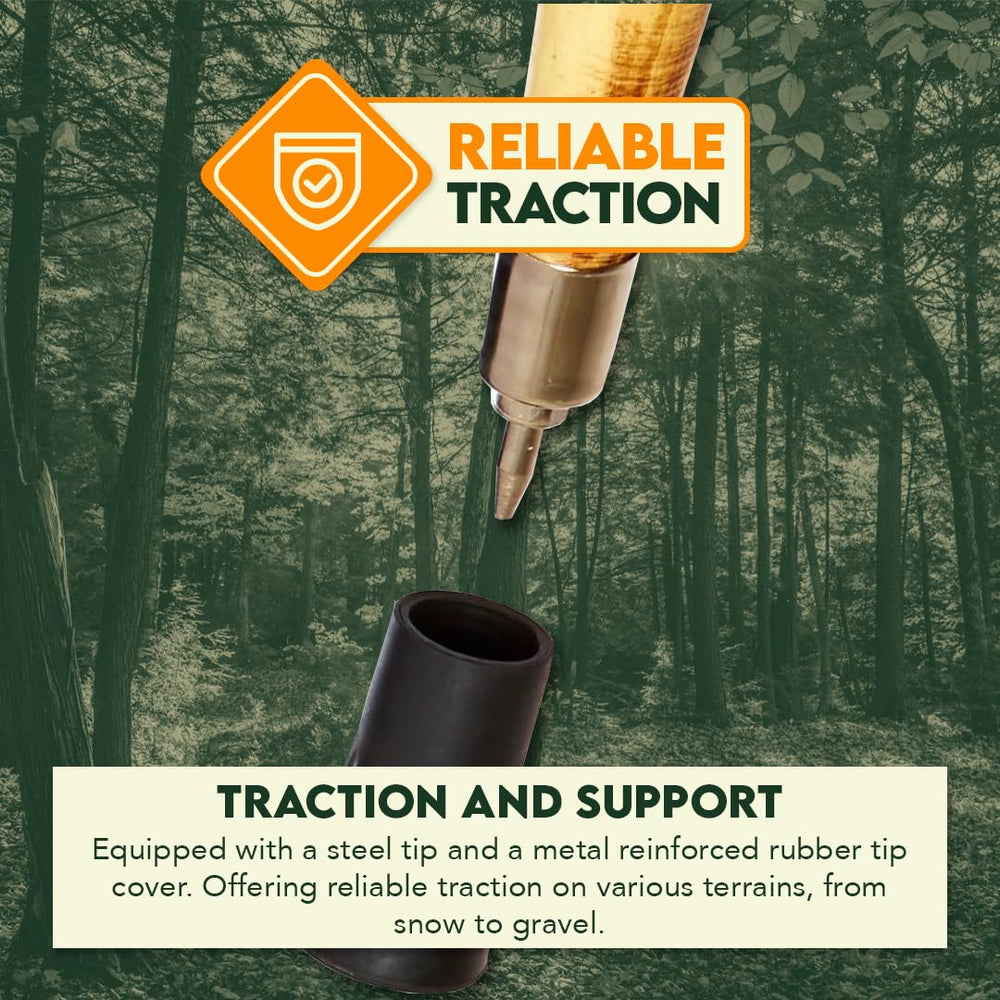 SE Survivor Series stick shows removable rubber tip cover for safety in varied conditions.