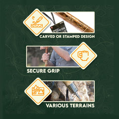 SE Survivor Series stick includes a convenient wrist strap for hands-free carrying.