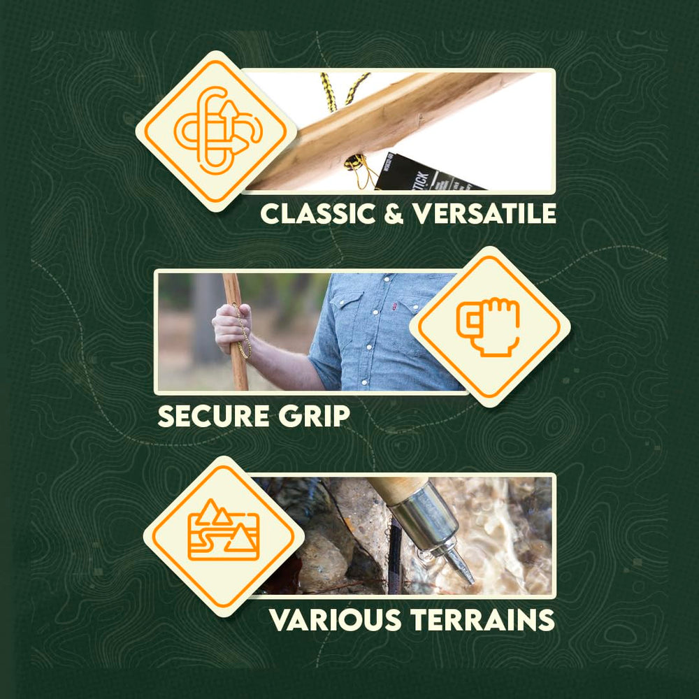 SE Survivor wrist strap provides secure grip and easy hanging.